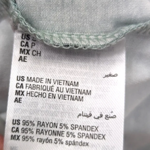 Alfani Sleeveless Chemise Nightgown Dress NEW Coverup Womens Small Green Tie Dye - Picture 8 of 11